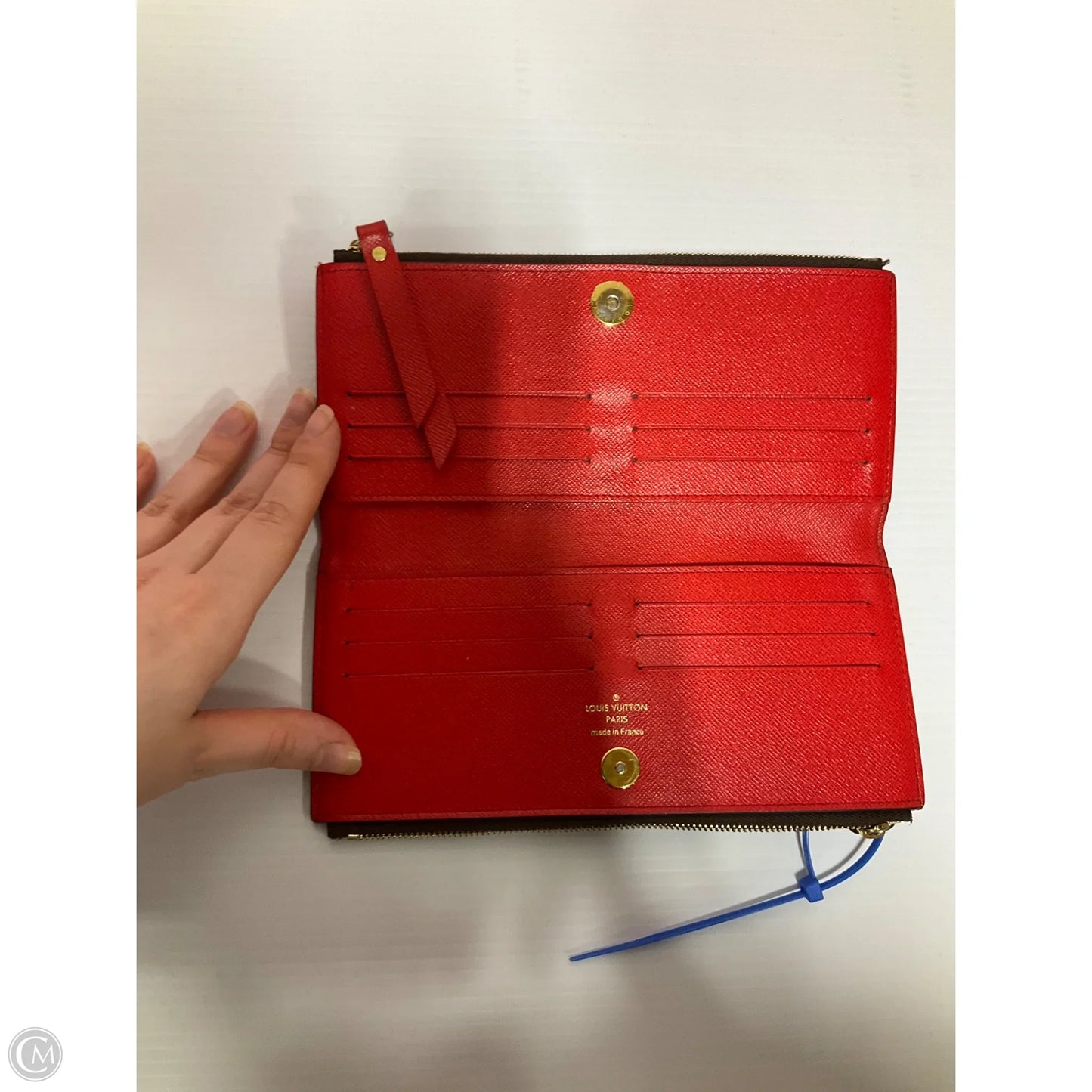 Wallet Luxury Designer By Louis Vuitton, Size: Large