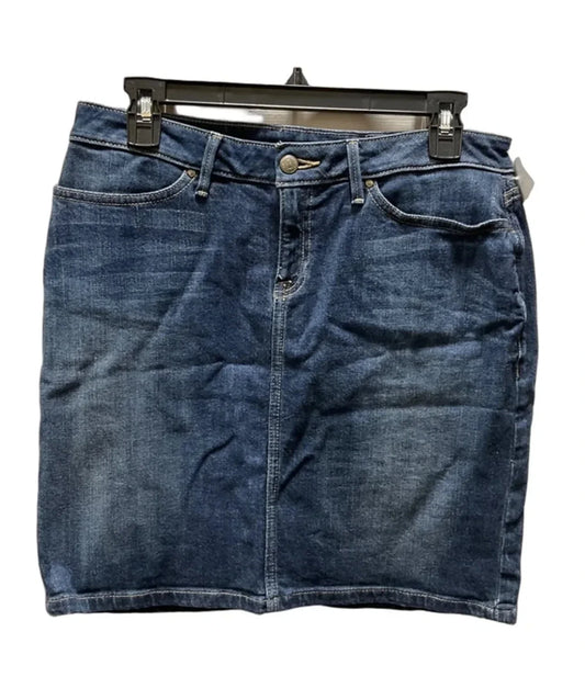 Skirt Mini & Short By Banana Republic In Blue Denim, Size: 6