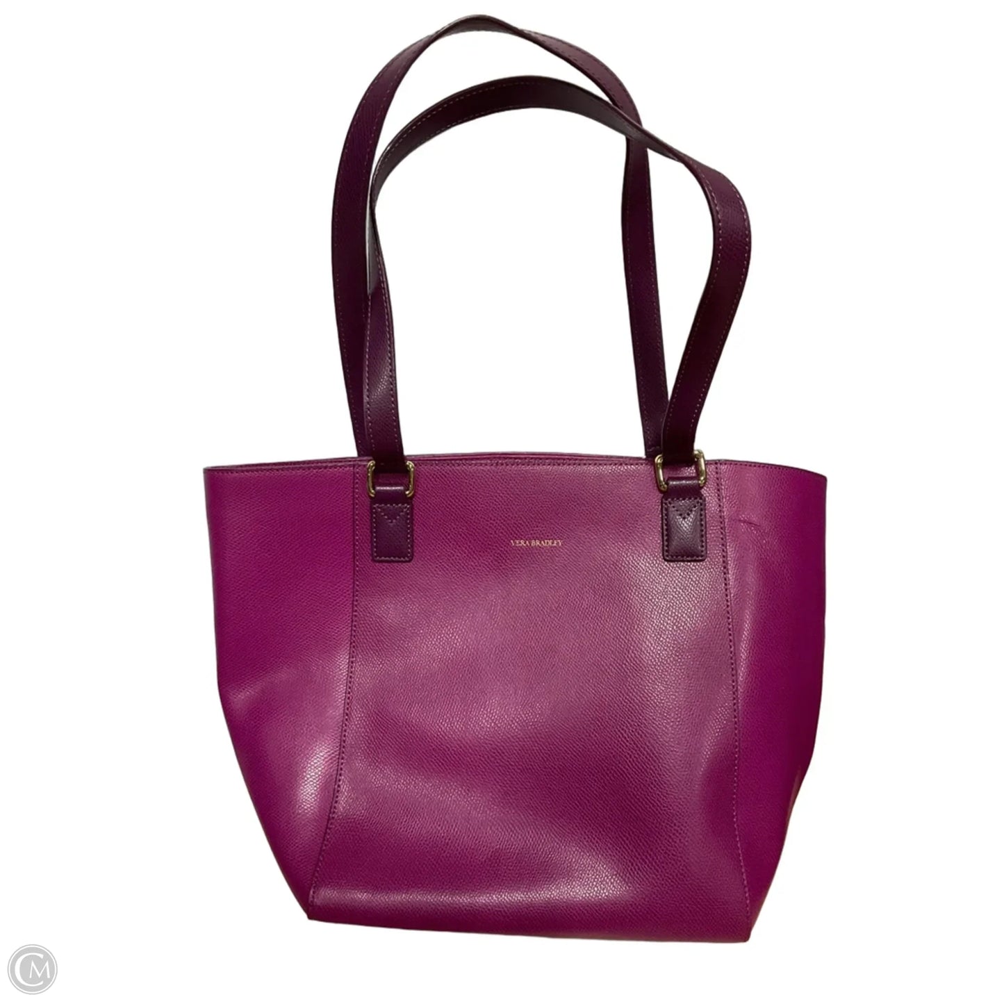 Handbag Leather By Vera Bradley, Size: Large