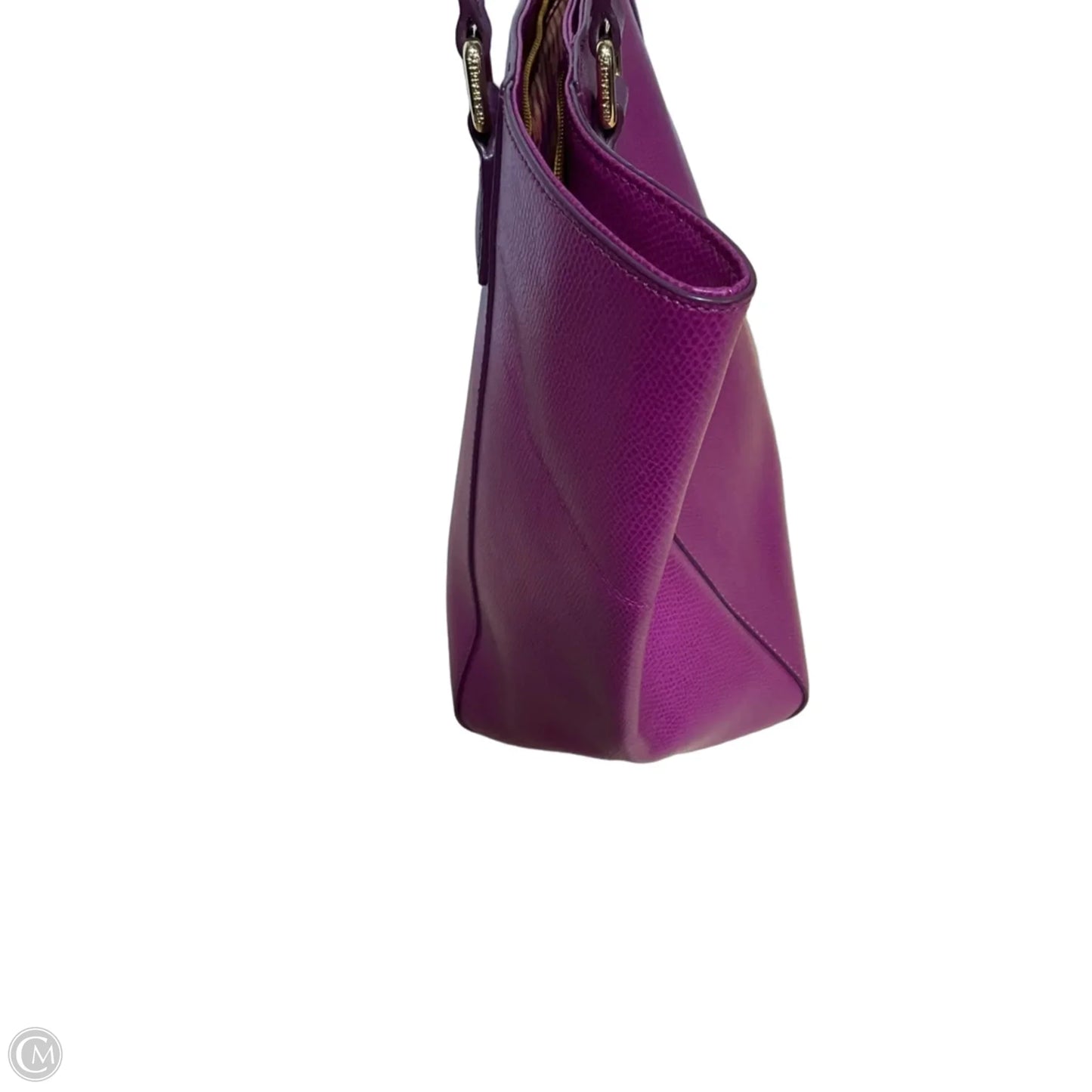 Handbag Leather By Vera Bradley, Size: Large