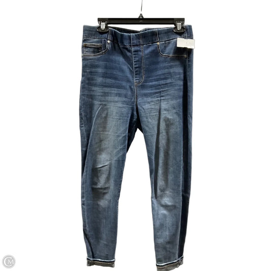 Jeans Skinny By Liverpool In Blue Denim, Size: 8