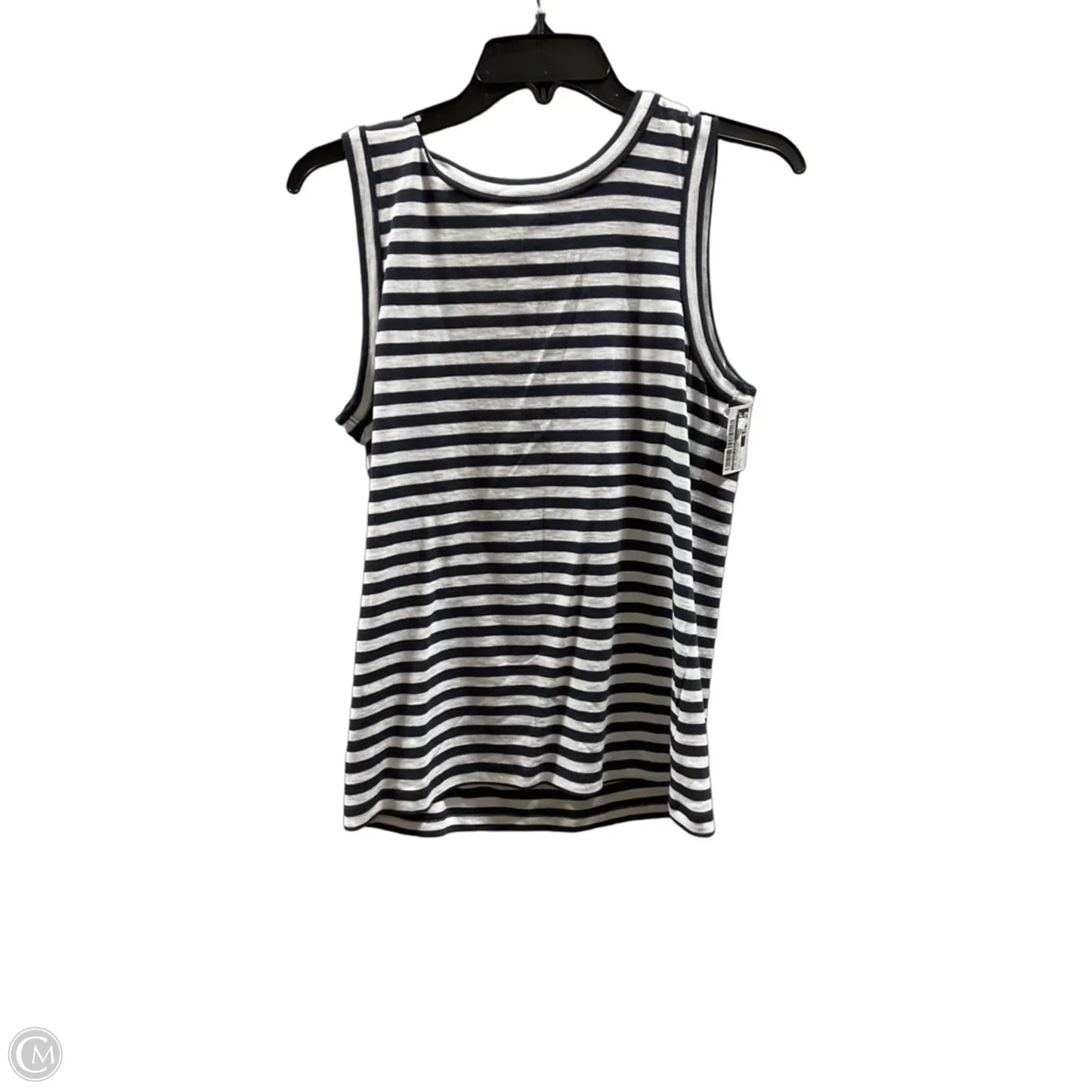 Top Sleeveless Basic By Cynthia Rowley In Striped Pattern, Size: L