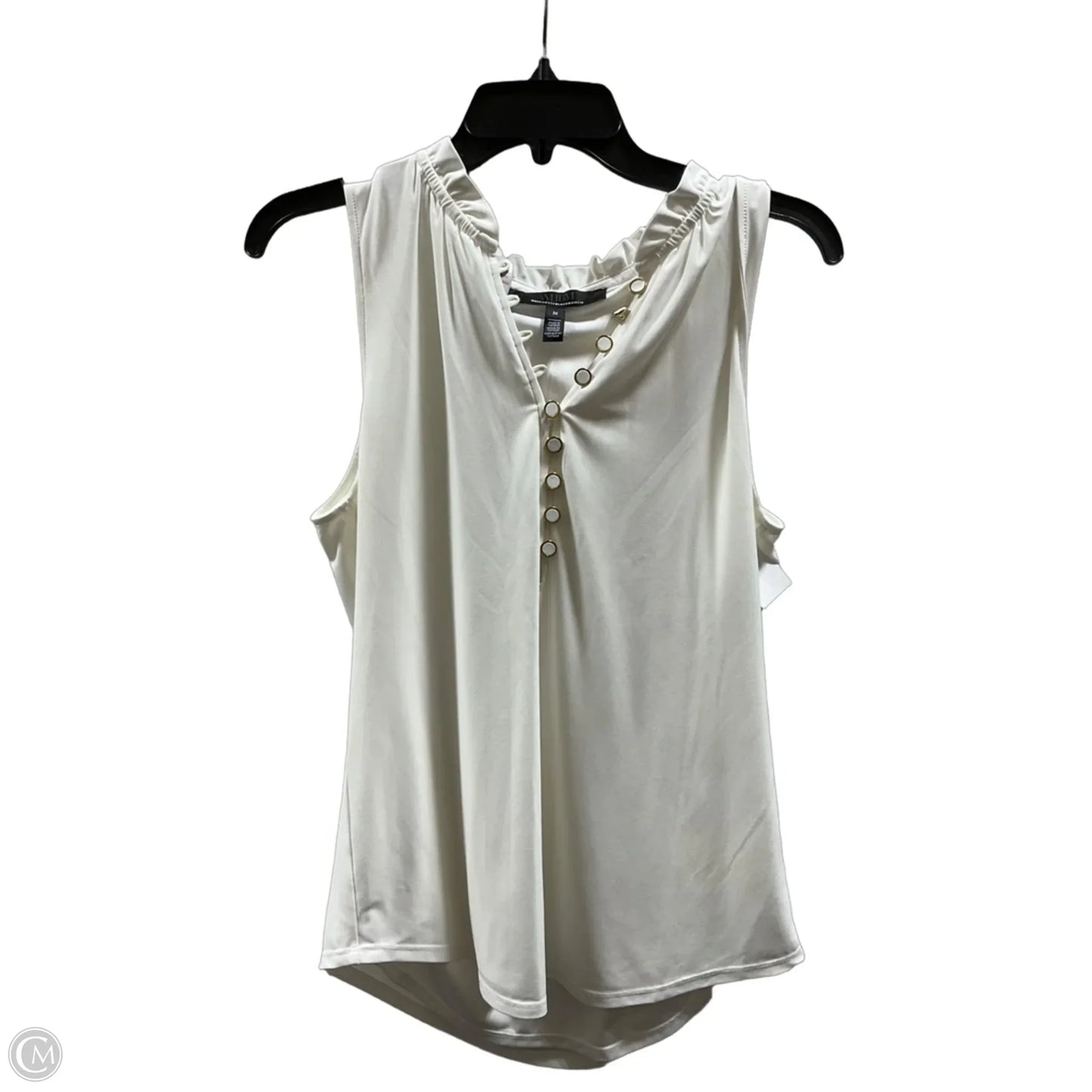 Top Sleeveless By White House Black Market In White, Size: M