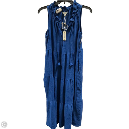 Dress Casual Midi By Max Studio In Blue, Size: S