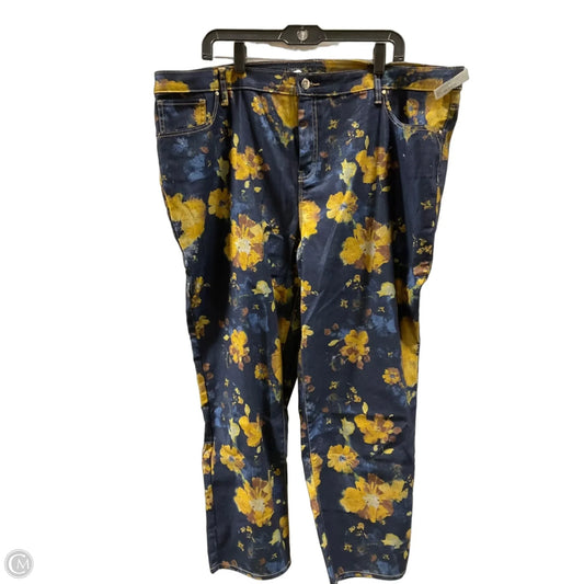 Pants Other By Chicos In Floral Print, Size: Xxl