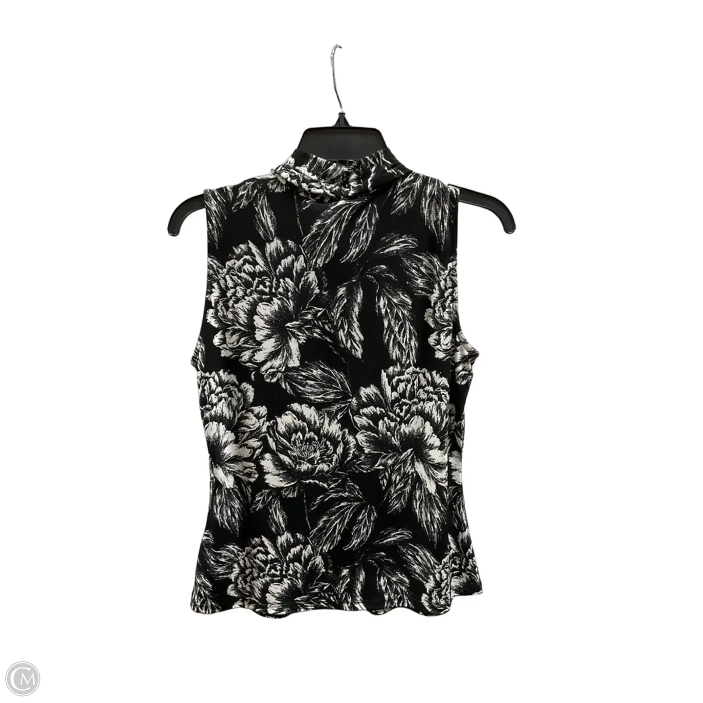 Top Sleeveless By Calvin Klein In Black, Size: S