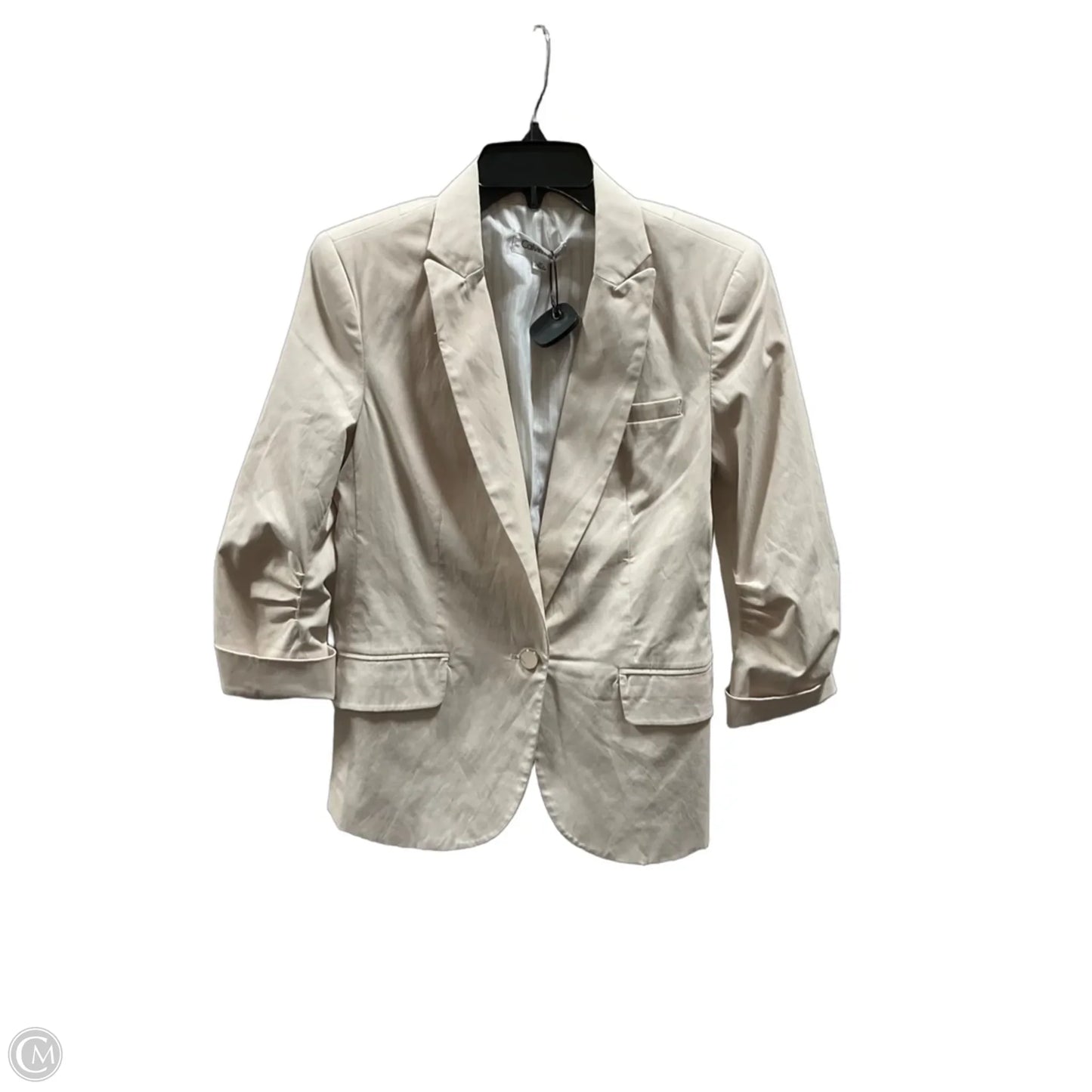 Blazer By Calvin Klein In Tan, Size: M