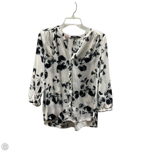 Top Long Sleeve By Not Your Daughters Jeans In White, Size: S
