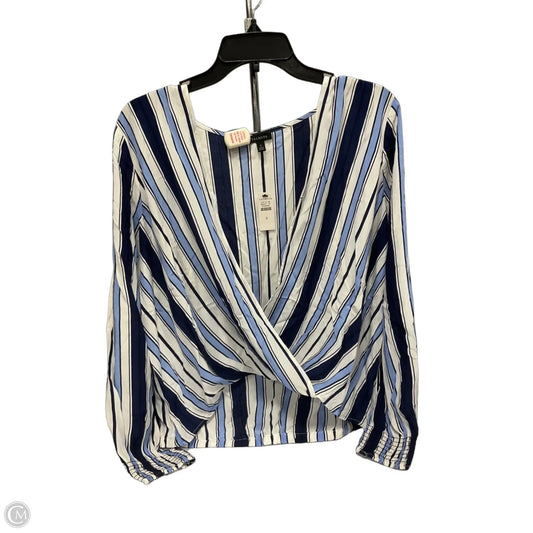 Top Long Sleeve By Talbots In Striped Pattern, Size: S
