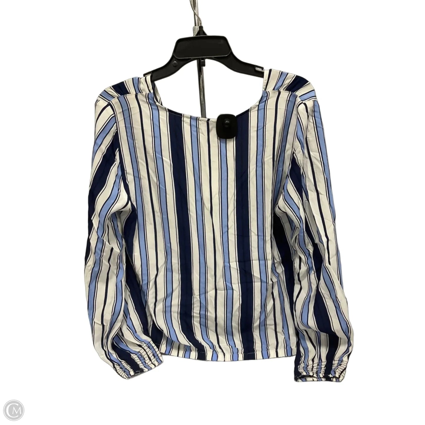 Top Long Sleeve By Talbots In Striped Pattern, Size: S