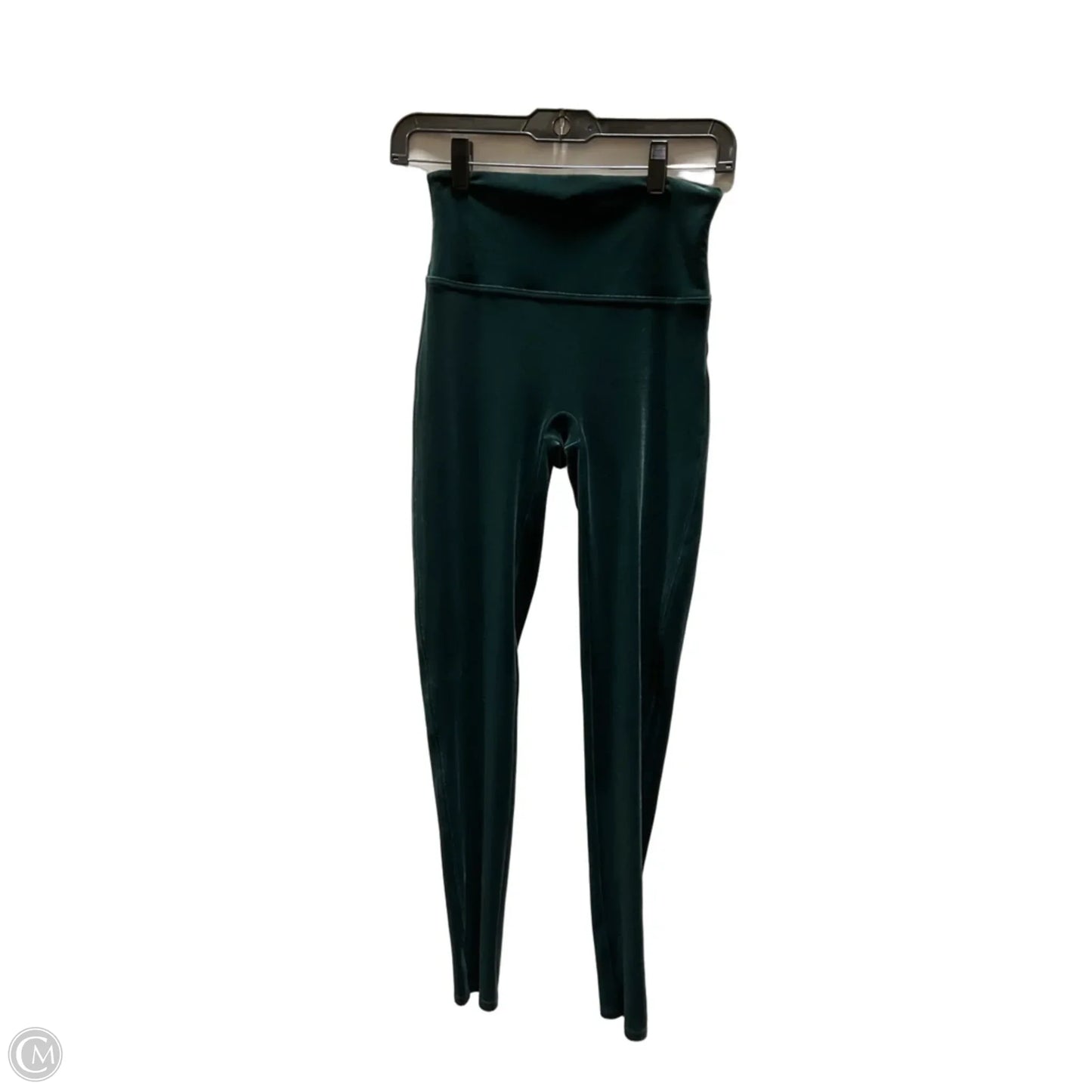 Athletic Leggings By Spanx In Green, Size: M