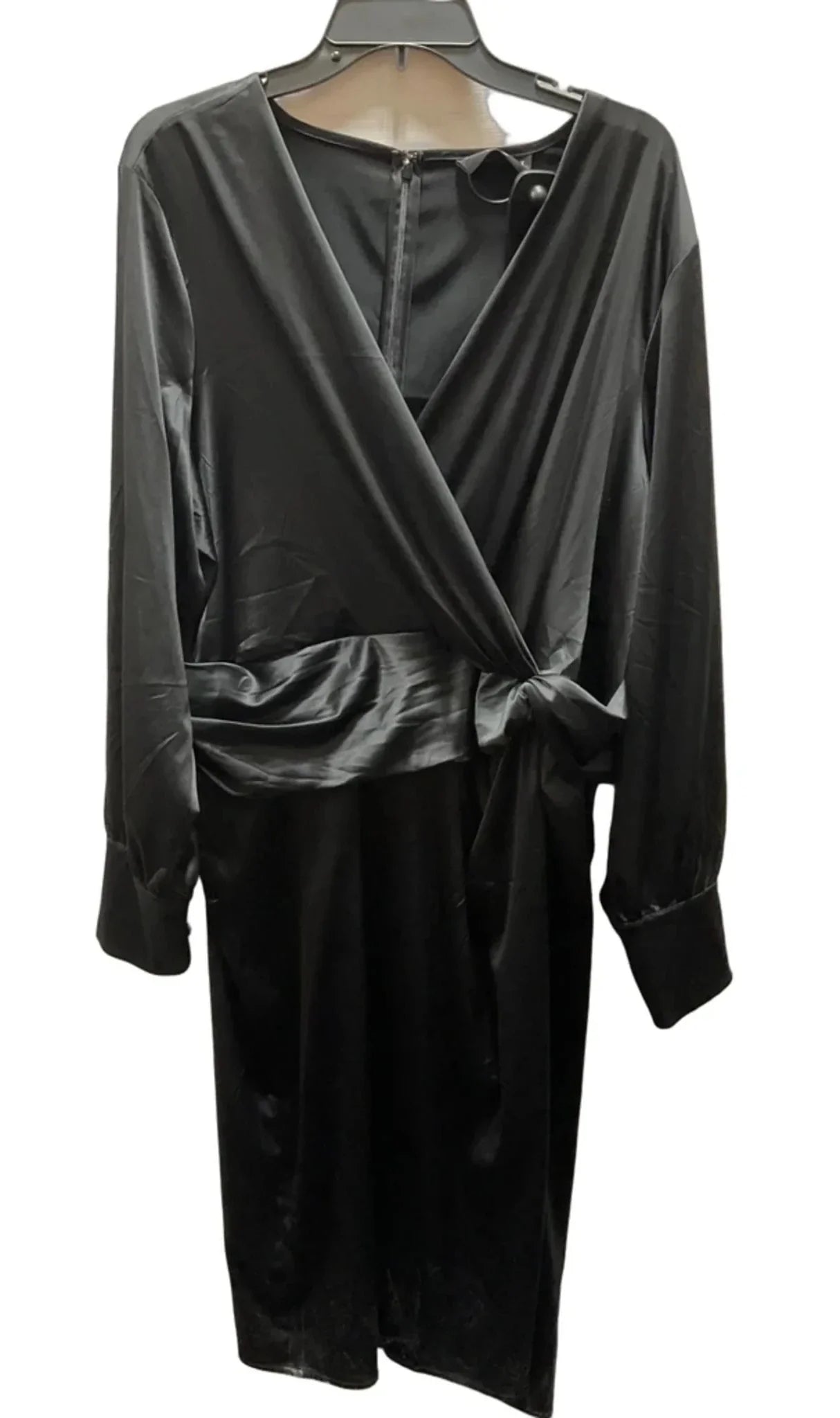 Dress Casual Midi By Lane Bryant In Black, Size: 2x