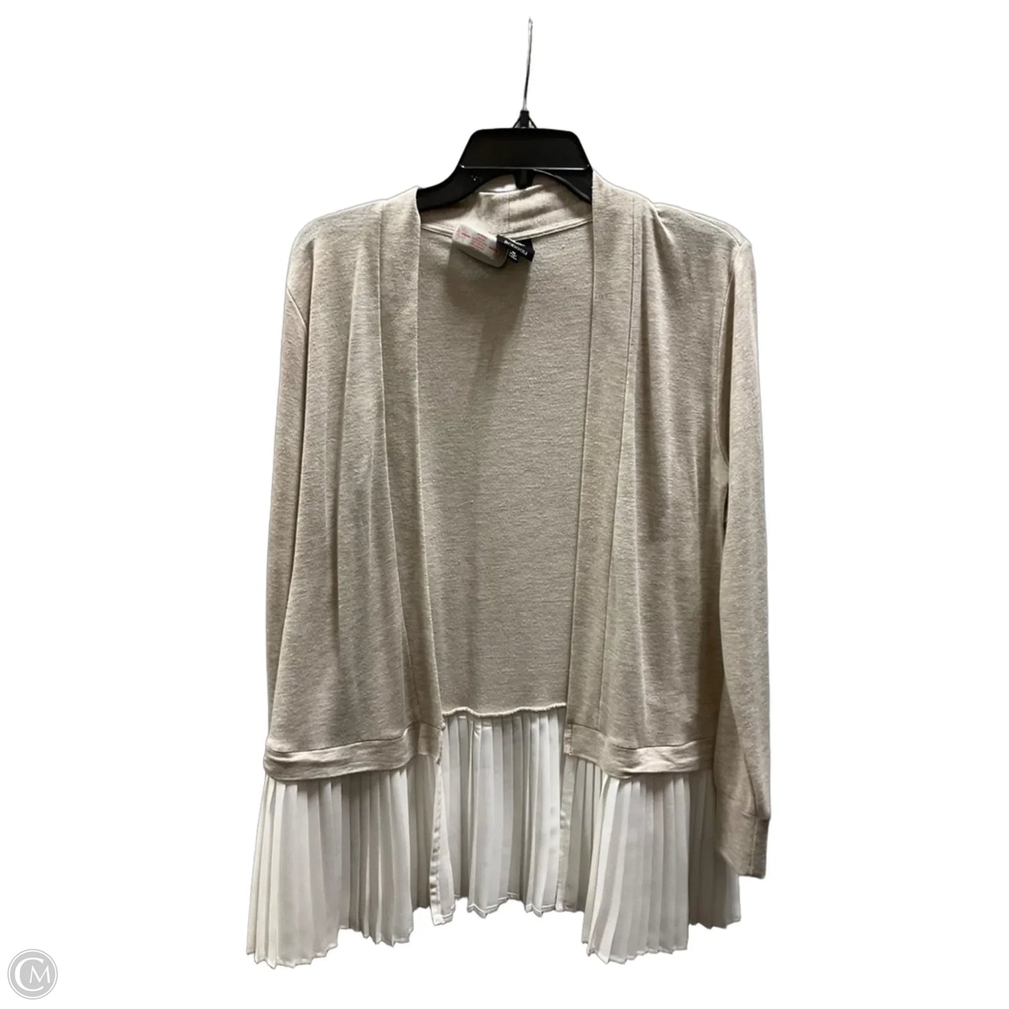 Cardigan By Bobeau In Tan, Size: M