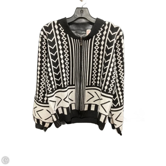Cardigan By Cmc In Black & White, Size: L