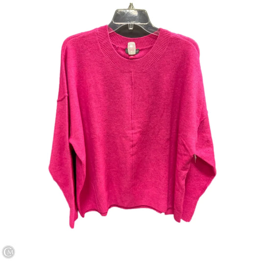Sweater By Vince Camuto In Pink, Size: Xl