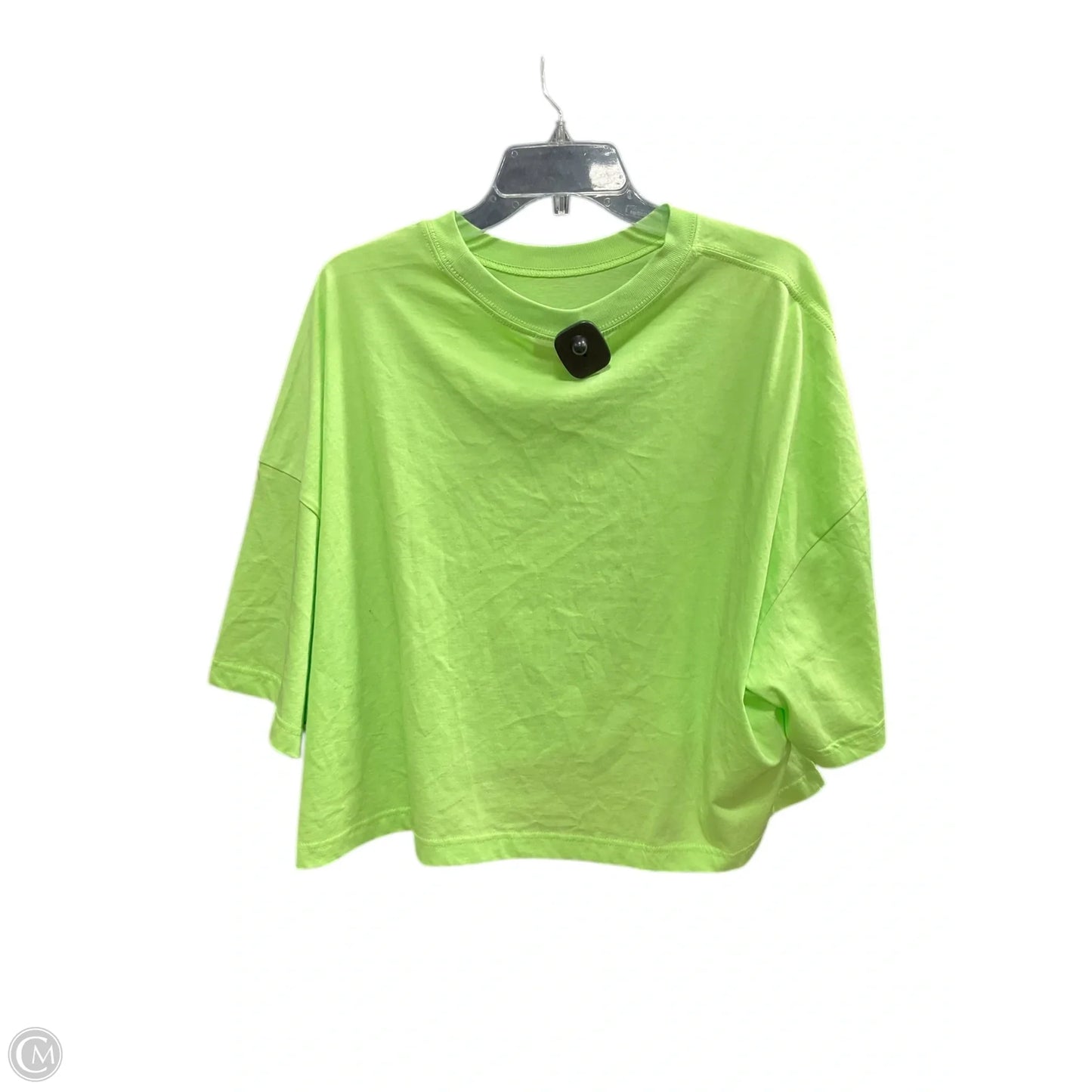 Athletic Top Short Sleeve By Nike In Green, Size: Xl