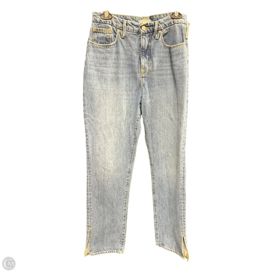Jeans Wide Leg By Good American In Blue Denim, Size: 6