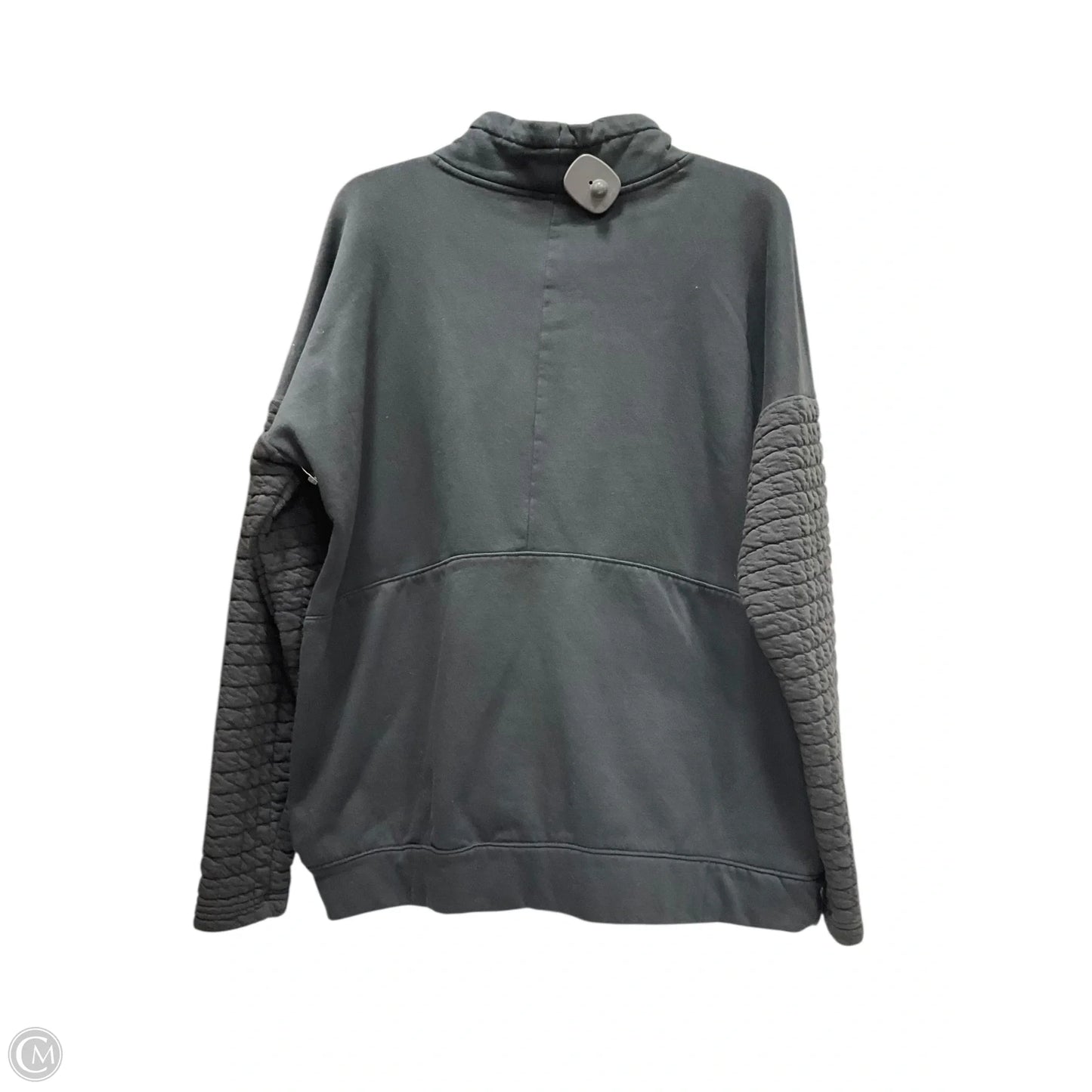 Athletic Top Long Sleeve Collar By Columbia In Black, Size: L