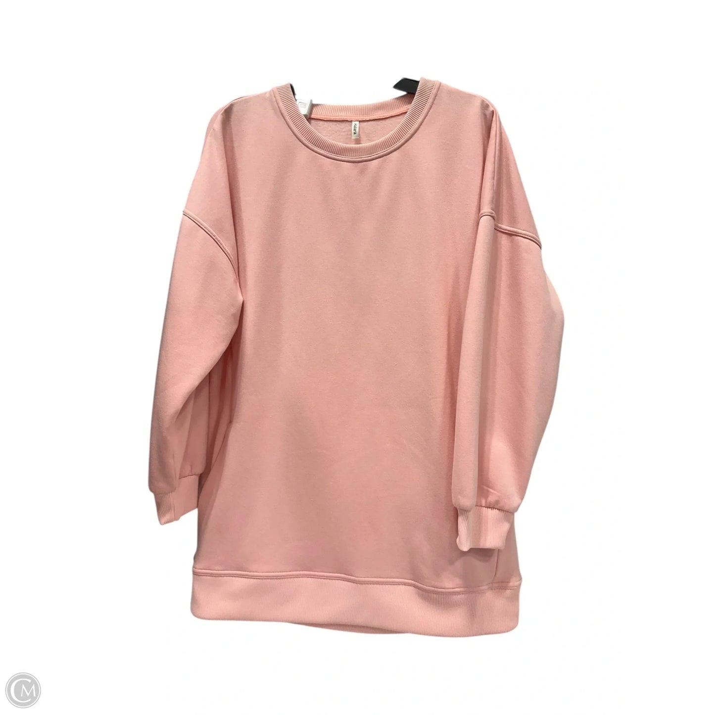 Athletic Top Long Sleeve Crewneck By Halara In Pink, Size: L