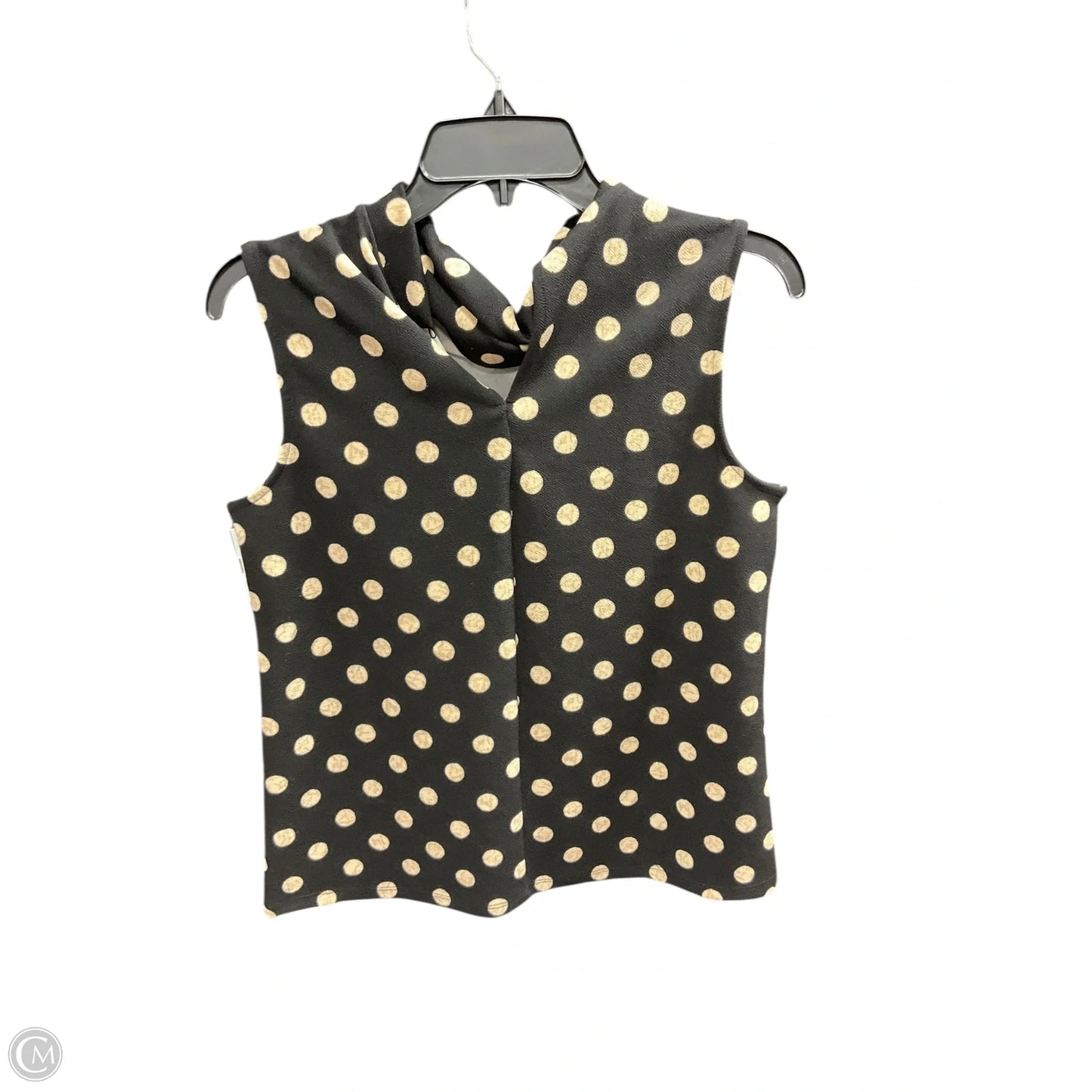 Top Sleeveless By Ann Taylor In Polkadot Pattern, Size: Mp