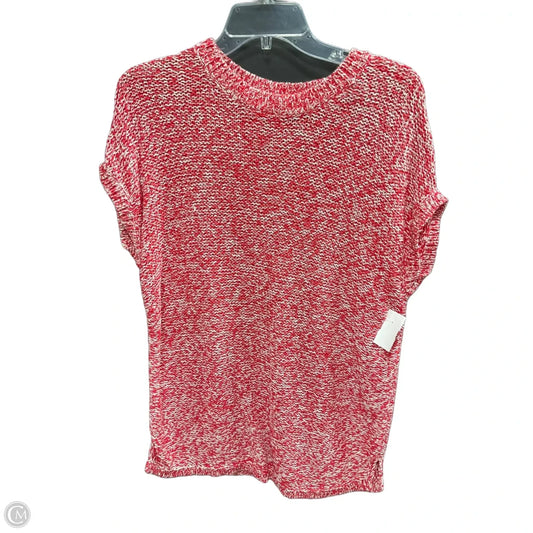 Top Short Sleeve By J. Jill In Red, Size: S