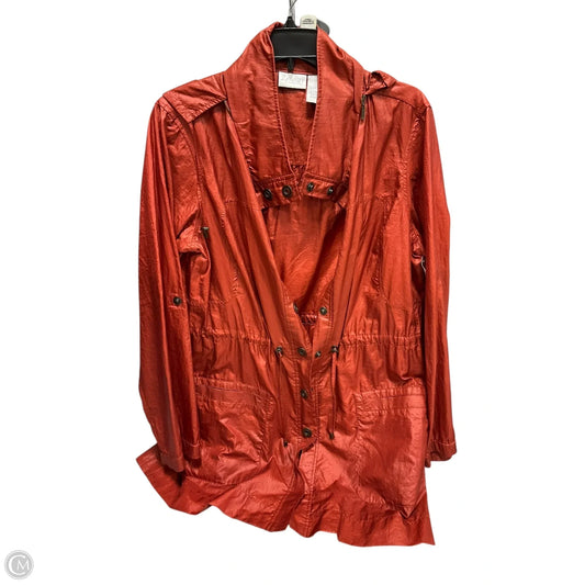 Jacket Other By Zenergy By Chicos In Orange, Size: L