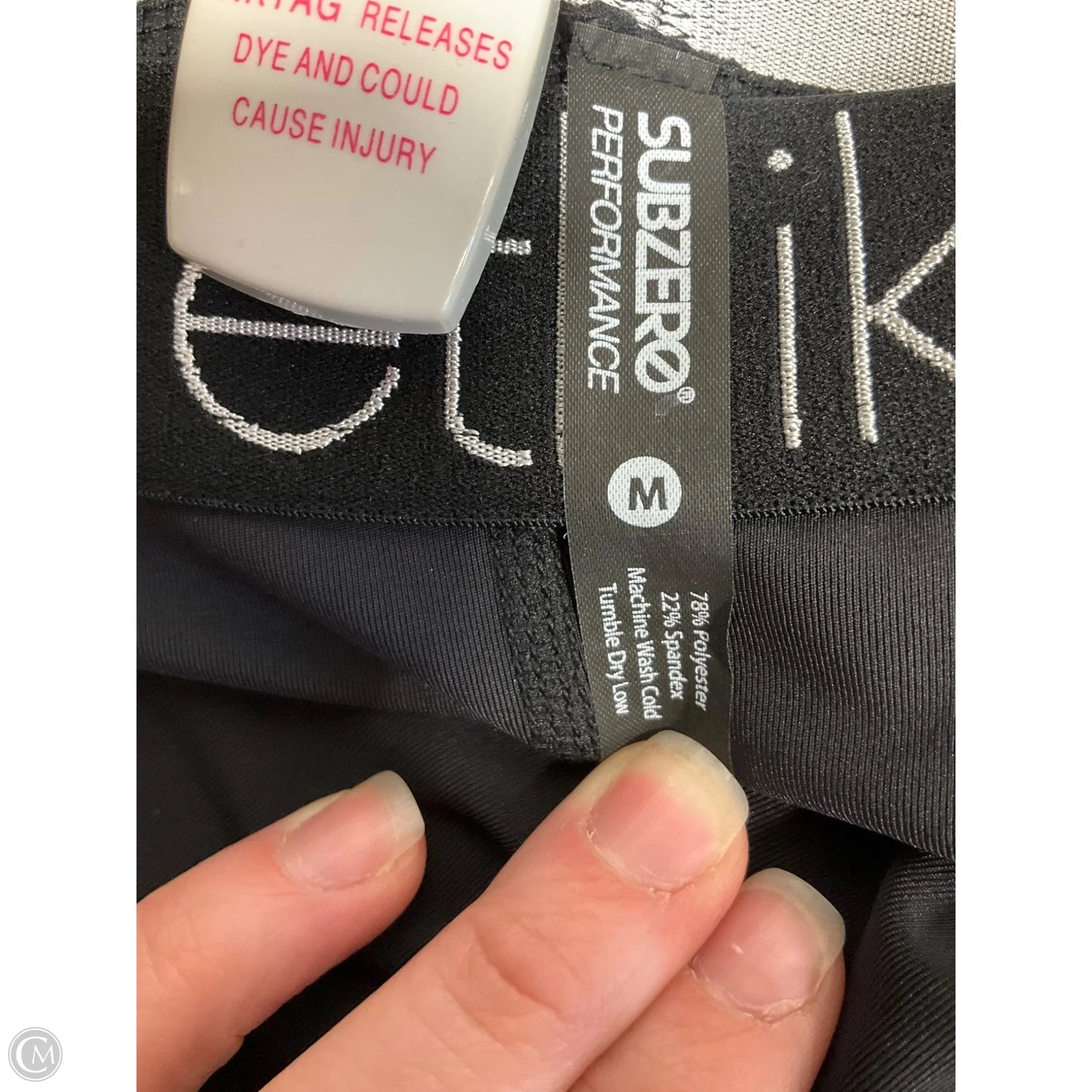 Athletic Leggings By Clothes Mentor In Black, Size: M