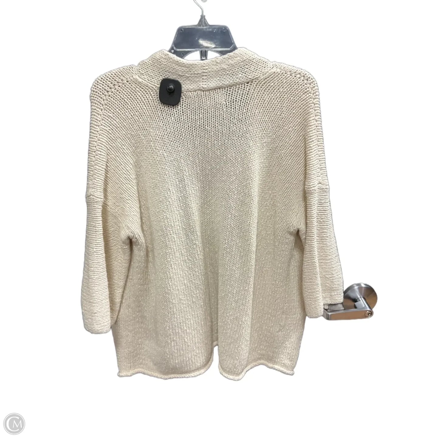 Cardigan By Loft In Cream, Size: M