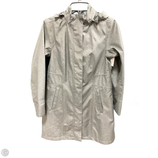 Coat Raincoat By Eddie Bauer In Grey, Size: Sp
