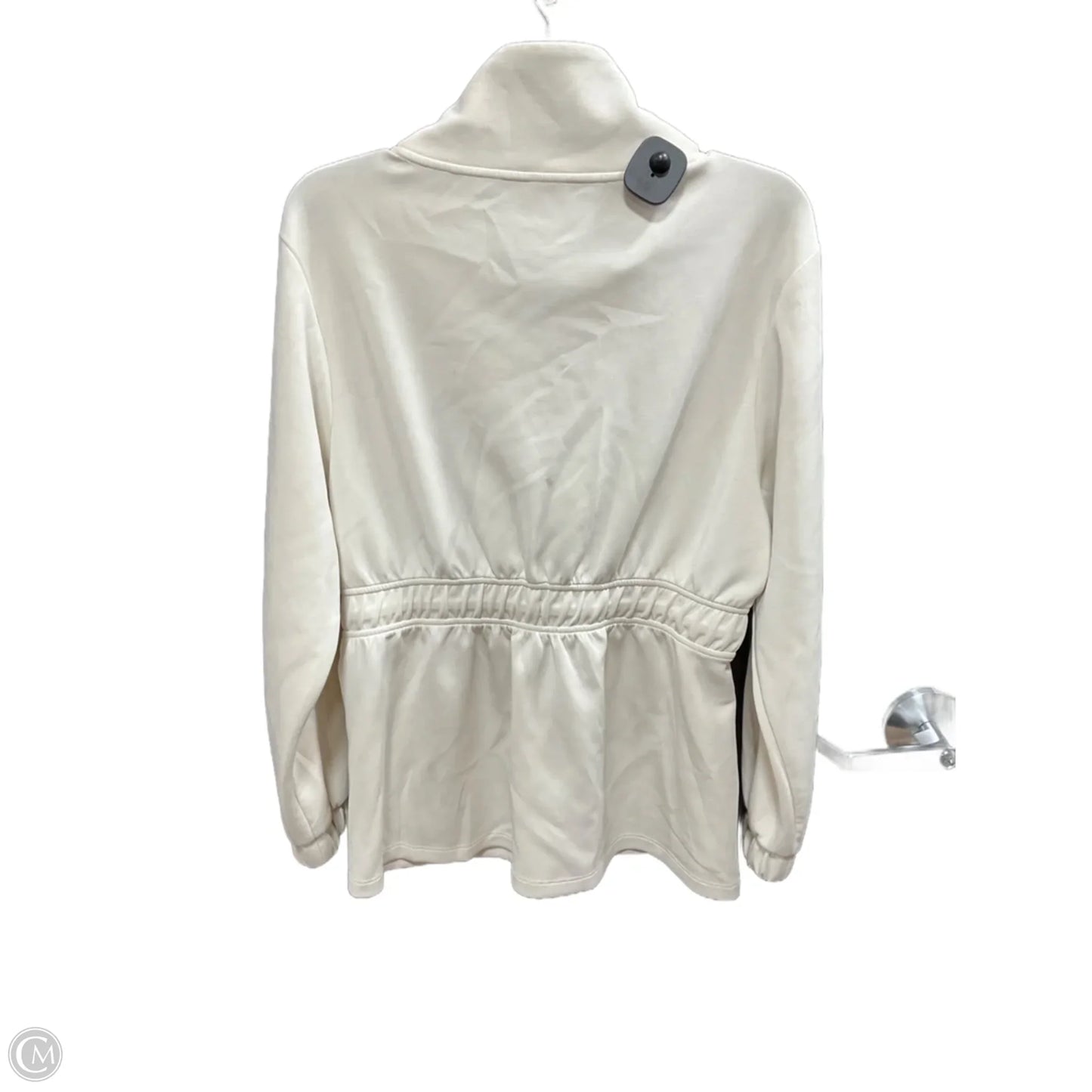 Athletic Jacket By Members Mark In White, Size: M