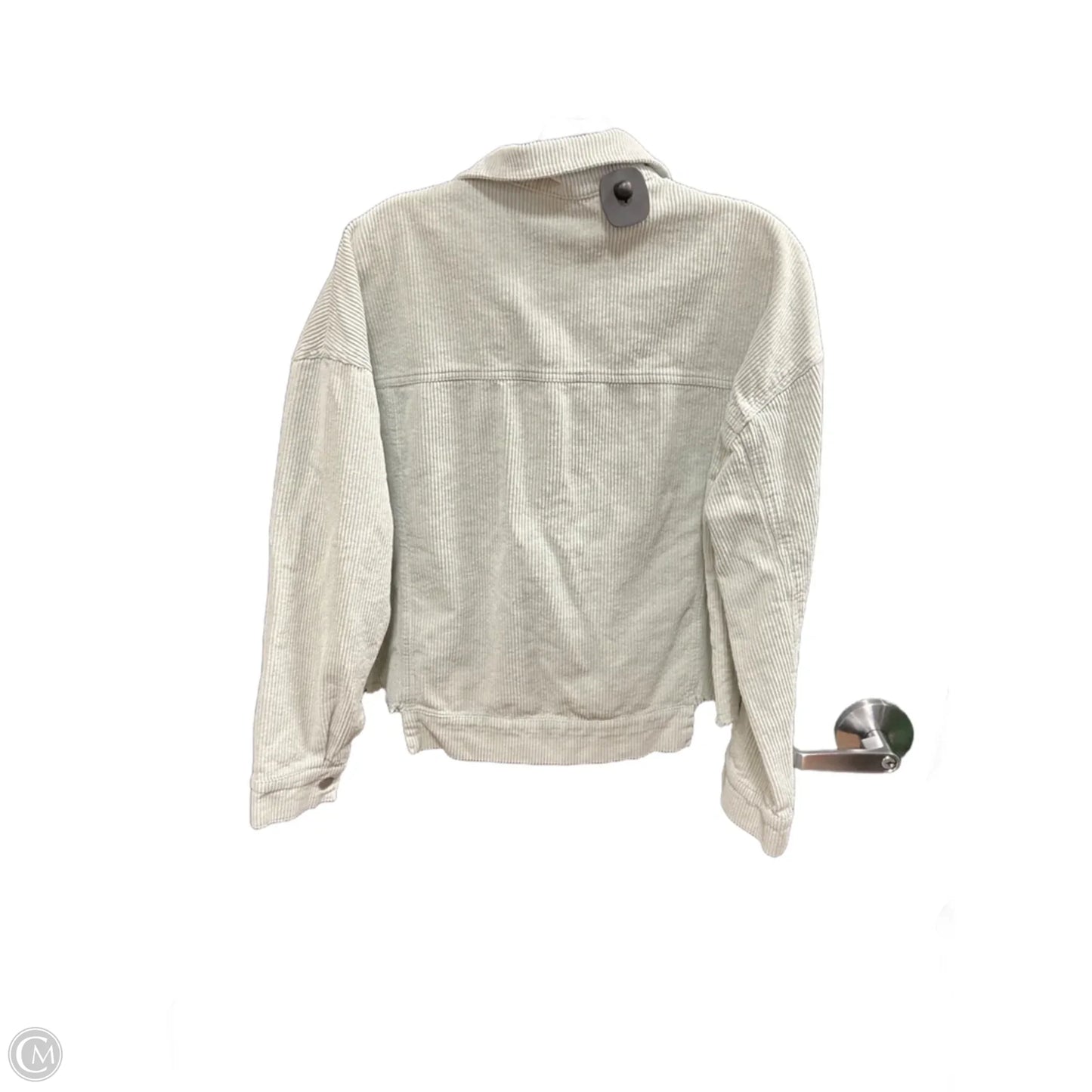 Blouse Long Sleeve By Andree By Unit In Green, Size: L