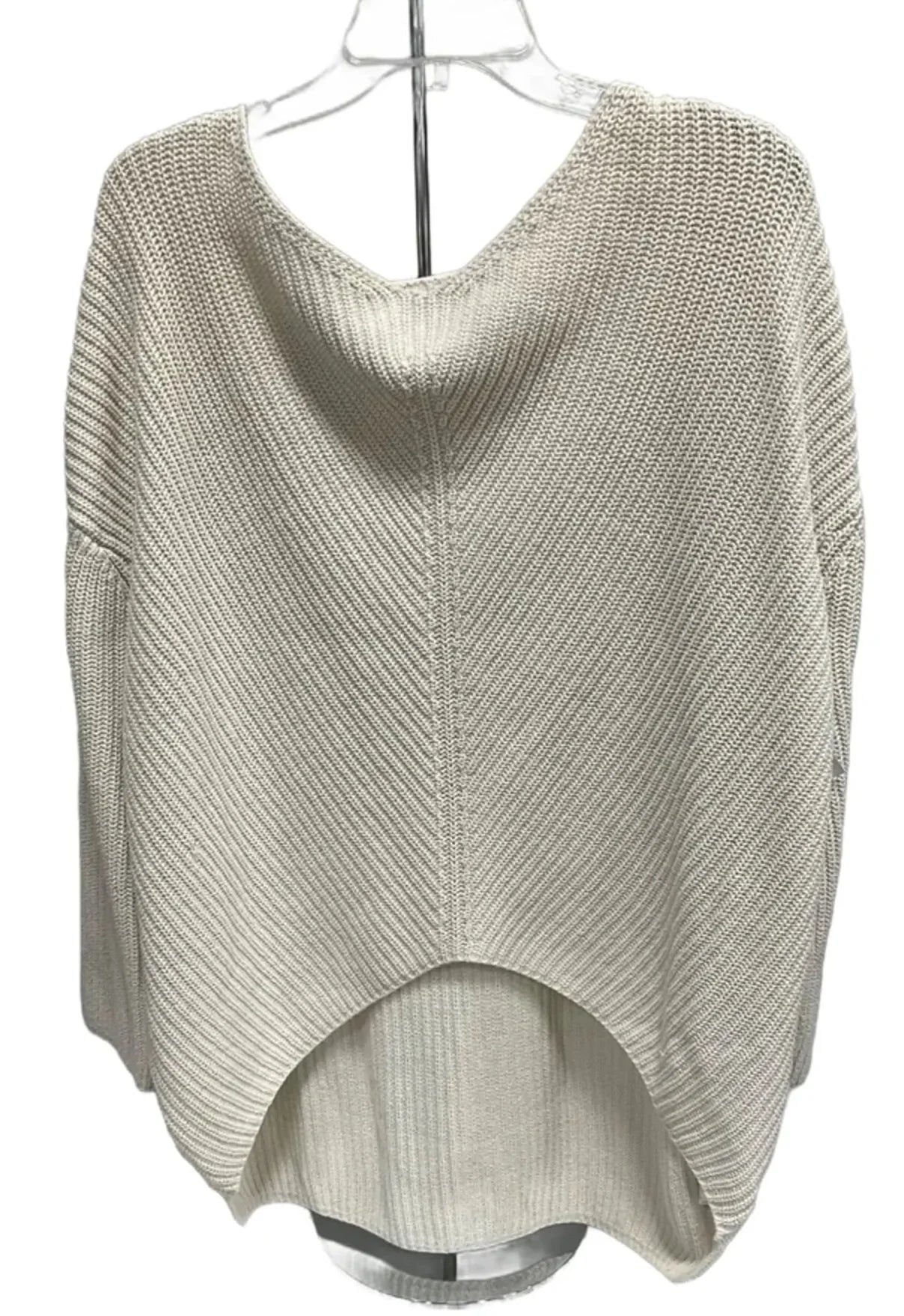 Top Long Sleeve By Urban Outfitters In Cream, Size: S