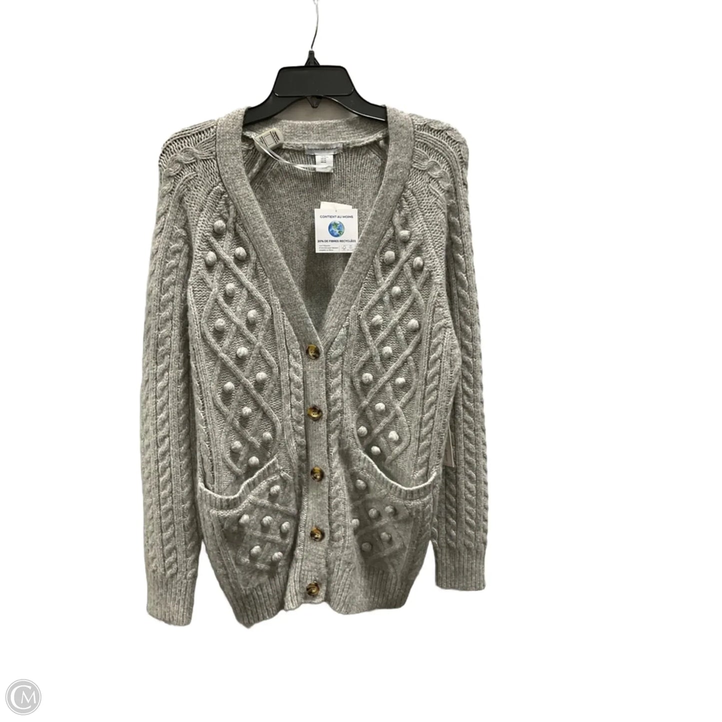 Cardigan By Cupcakes And Cashmere In Grey, Size: M