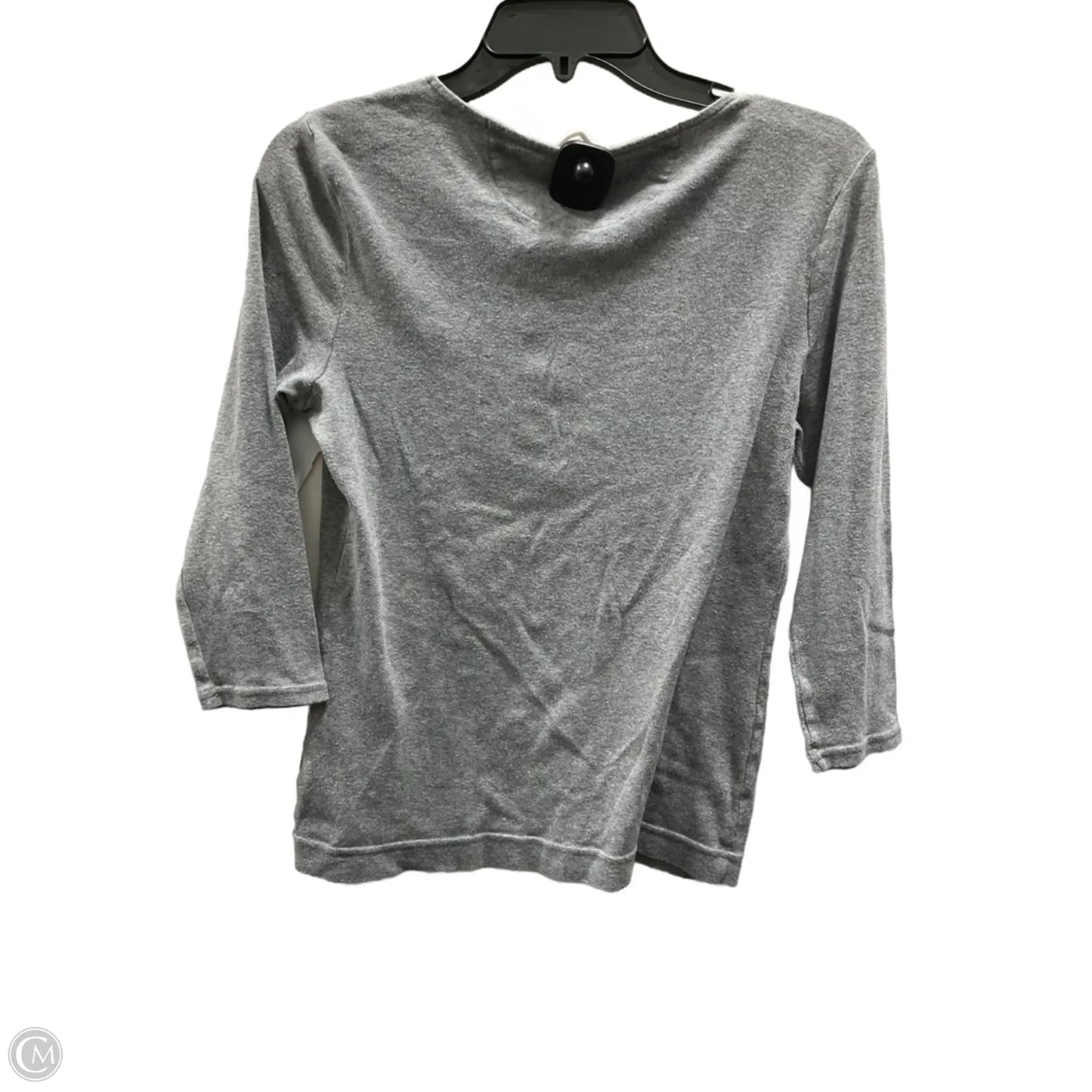 Top Long Sleeve By Lauren By Ralph Lauren In Grey, Size: M