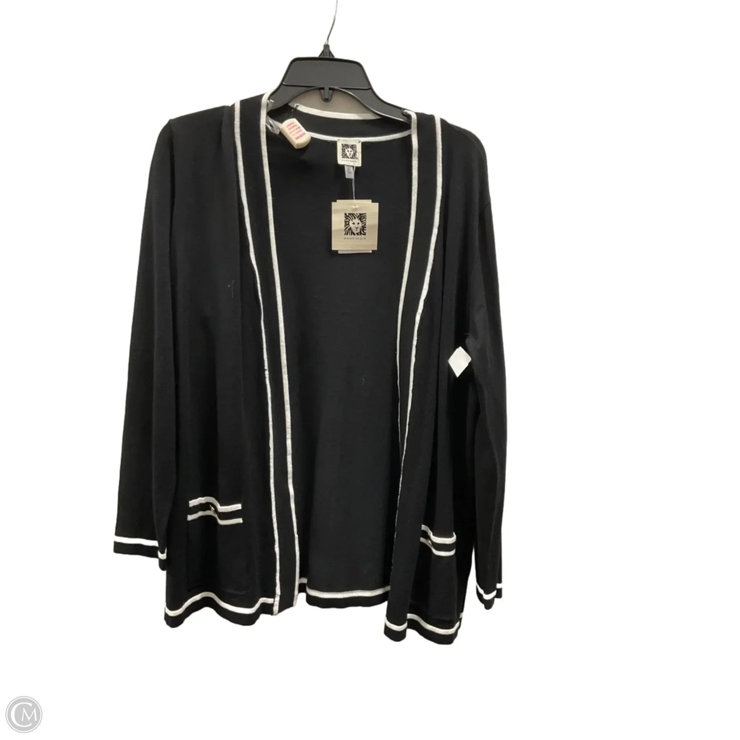 Cardigan By Anne Klein In Black, Size: M