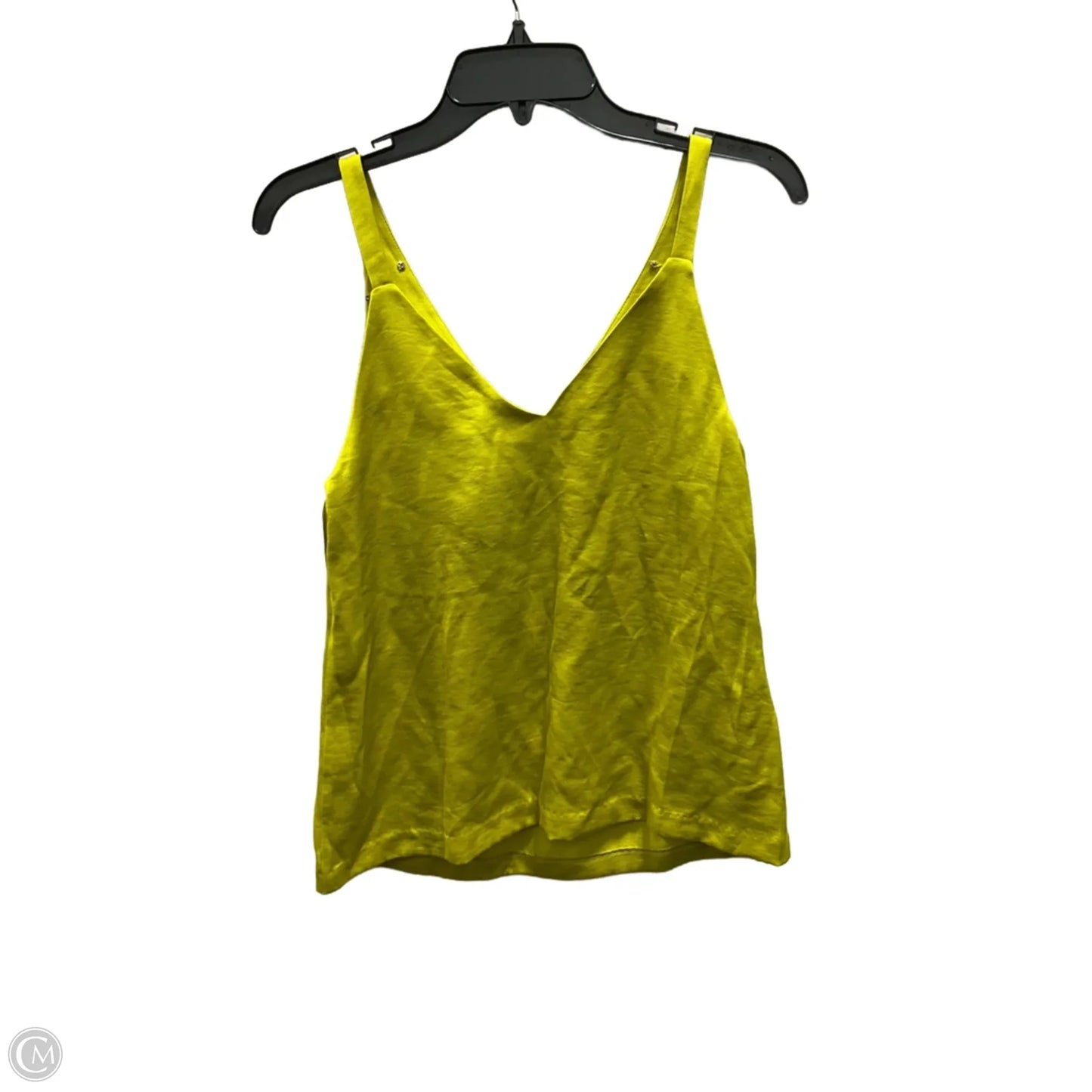Top Sleeveless By Banana Republic In Yellow, Size: Xs