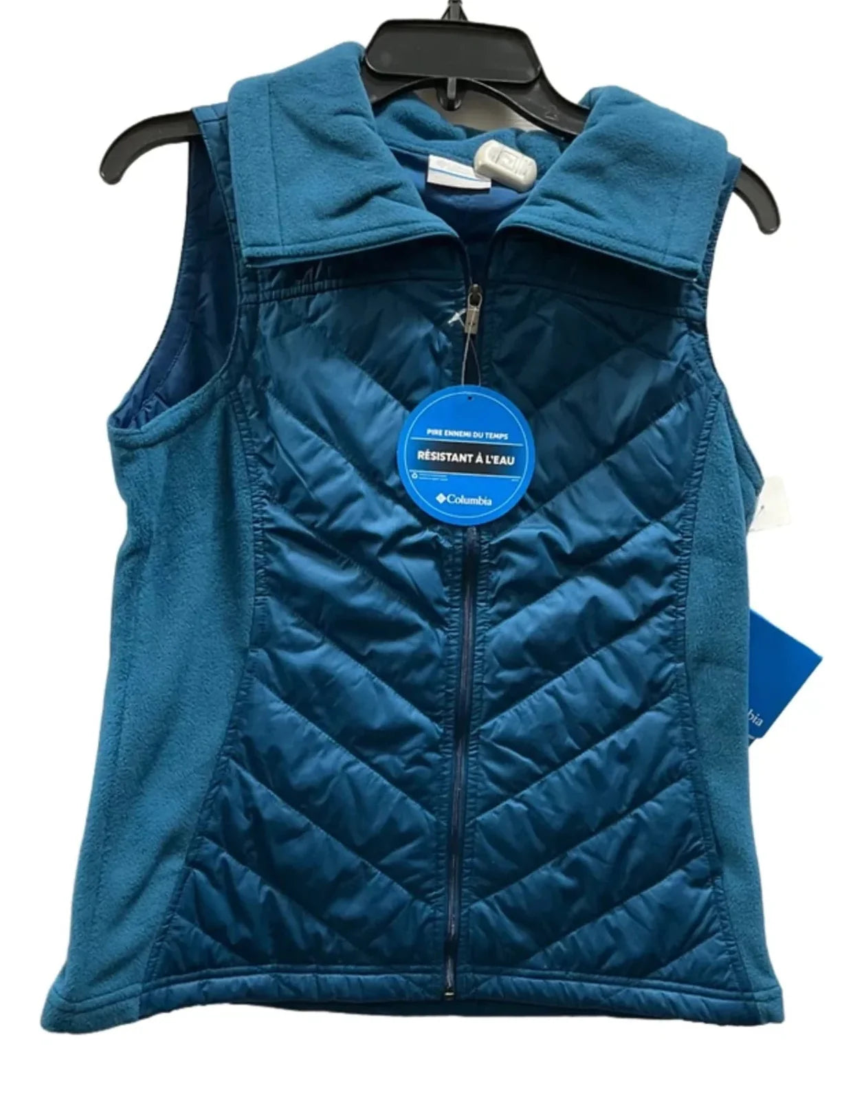 Vest Fleece By Columbia In Teal, Size: S