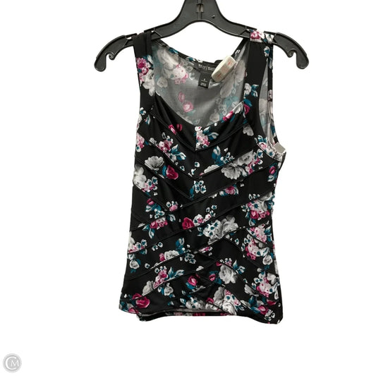 Top Sleeveless By White House Black Market In Floral Print, Size: S