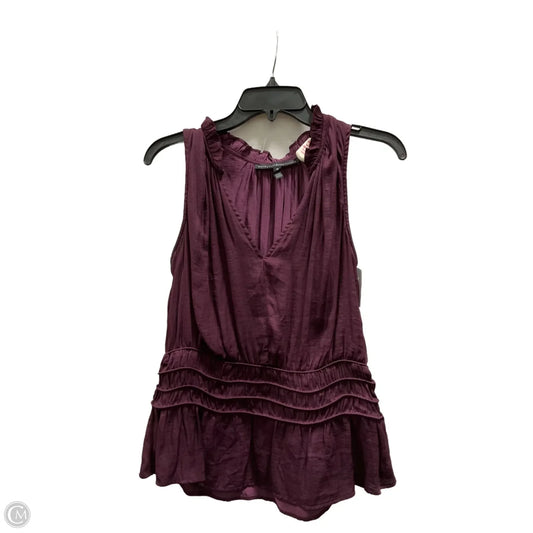 Top Sleeveless By White House Black Market In Purple, Size: M