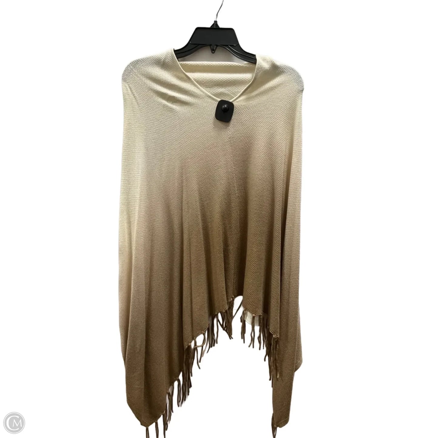 Poncho By Chicos In Cream, Size: L