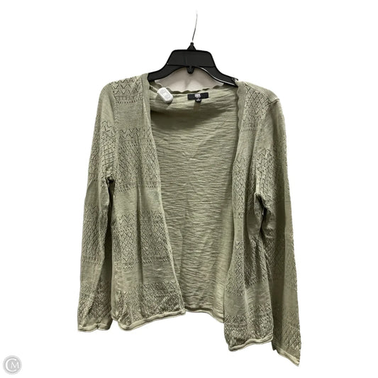 Cardigan Designer By Frye In Green, Size: M