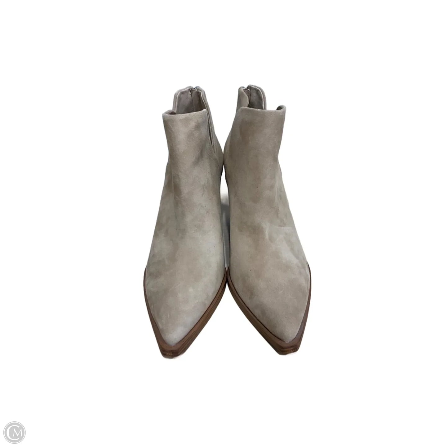 Boots Ankle Heels By Vince Camuto In Brown, Size: 9