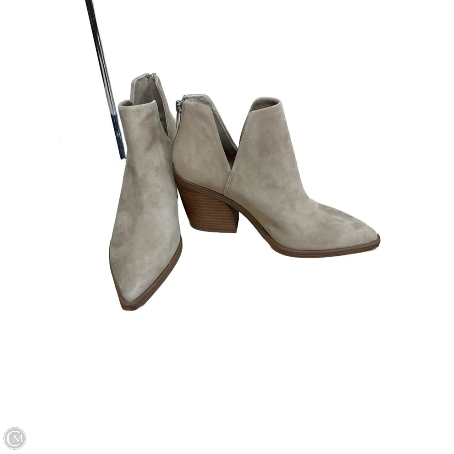 Boots Ankle Heels By Vince Camuto In Brown, Size: 9