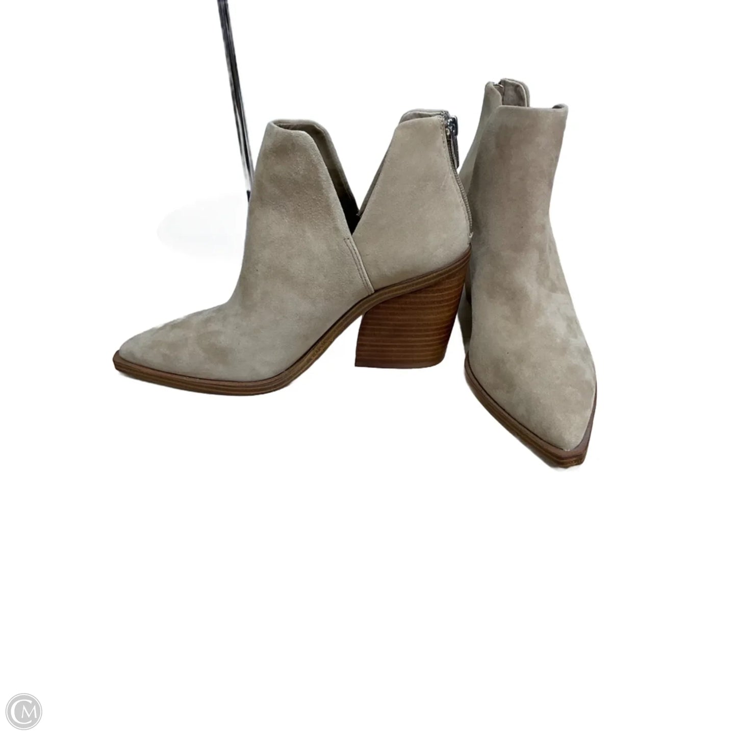 Boots Ankle Heels By Vince Camuto In Brown, Size: 9