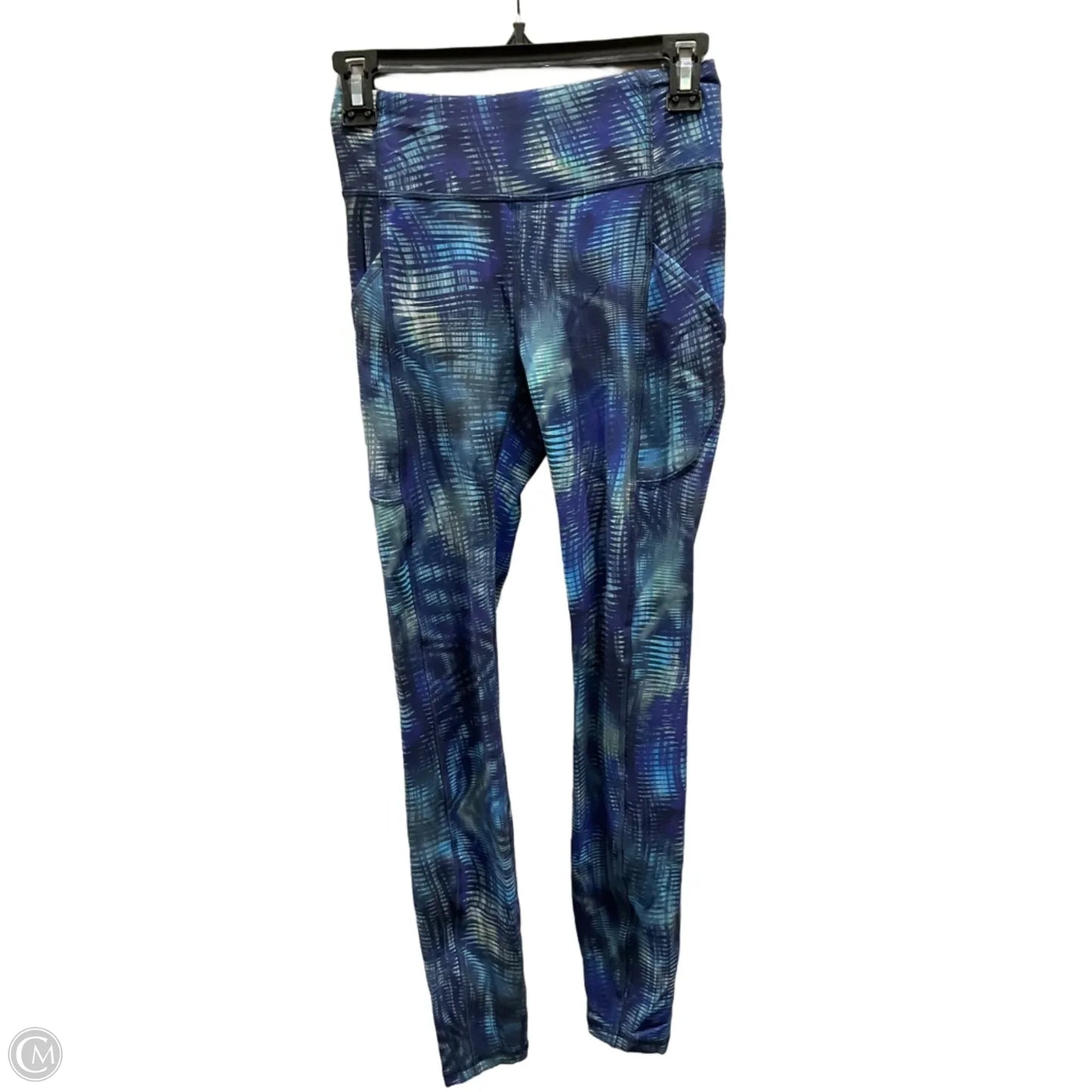 Athletic Leggings By Lululemon In Blue, Size: 4