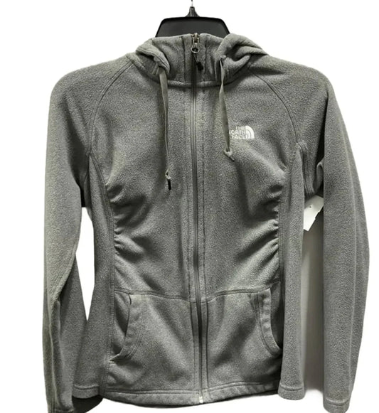Athletic Top Long Sleeve Hoodie By The North Face In Grey, Size: S
