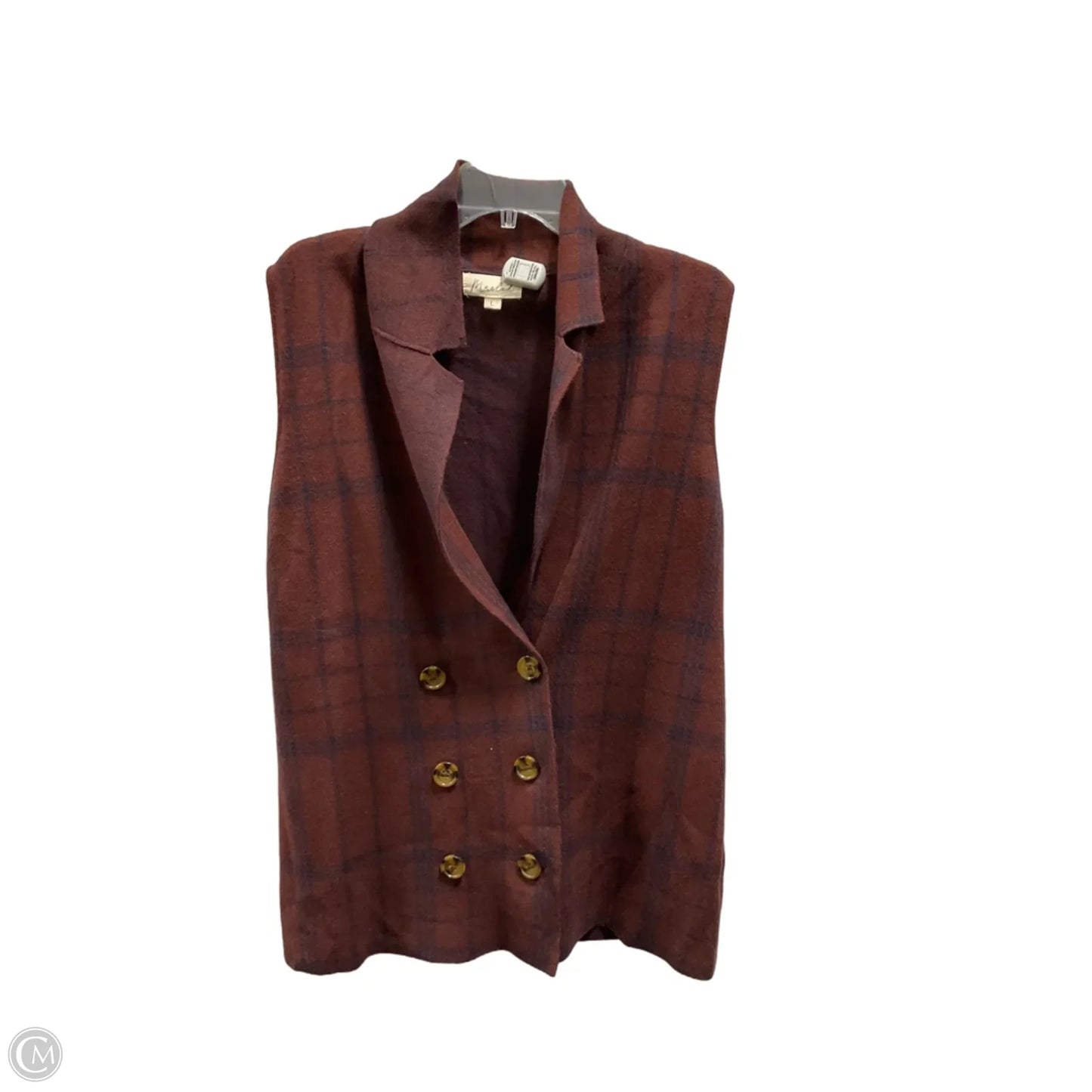 Vest Other By Marled In Orange, Size: L