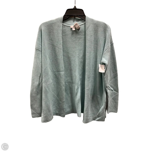 Cardigan By J. Jill In Teal, Size: M
