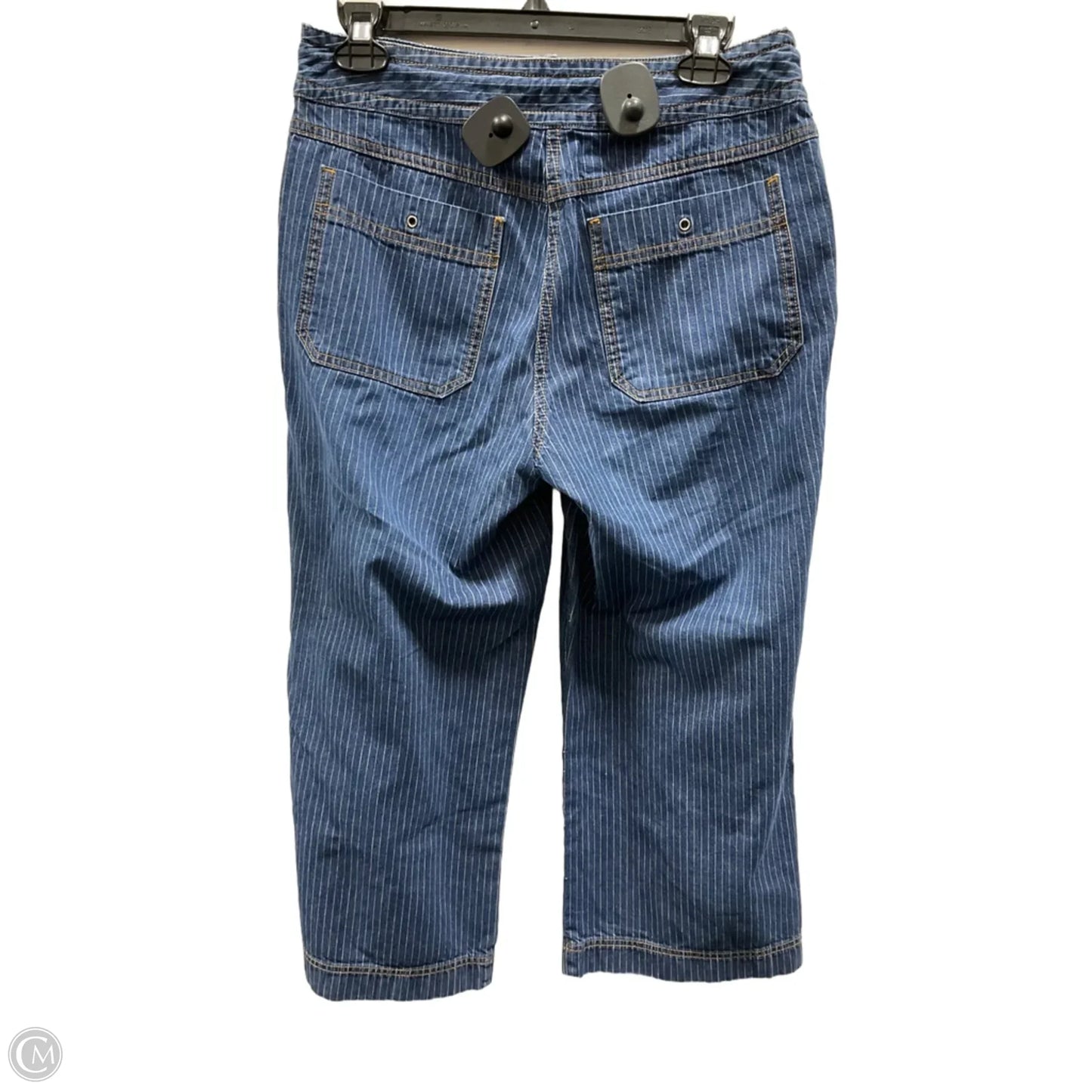 Capris By Chicos In Blue Denim, Size: 6