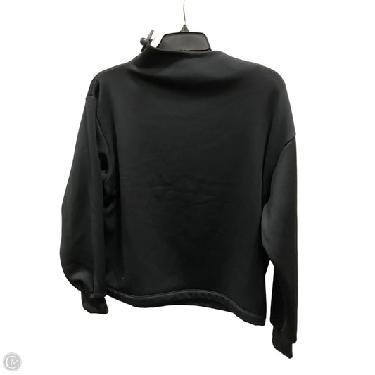 Athletic Top Long Sleeve Collar By Cmc In Black, Size: Xs